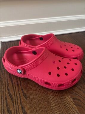 Red Crocs